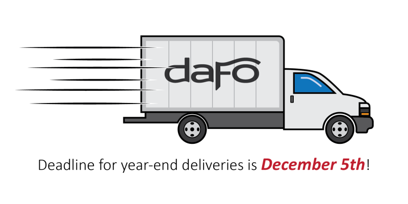 Year-end ordering deadline: 5 December